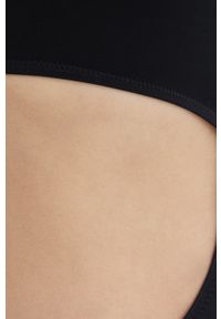 Pepe Jeans jednoczęściowy strój kąpielowy LIZ SWIMSUIT kolor czarny lekko usztywniona miseczka. Kolor: czarny. Materiał: materiał