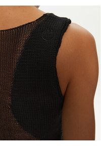 Pinko - PINKO Top 103296 A1QC Czarny Slim Fit. Kolor: czarny. Materiał: bawełna #4