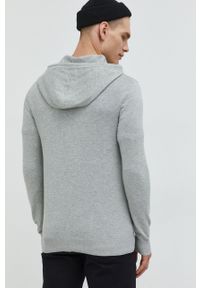 Jack & Jones sweter męski kolor szary lekki. Kolor: szary. Materiał: dzianina. Długość rękawa: długi rękaw. Długość: długie #4