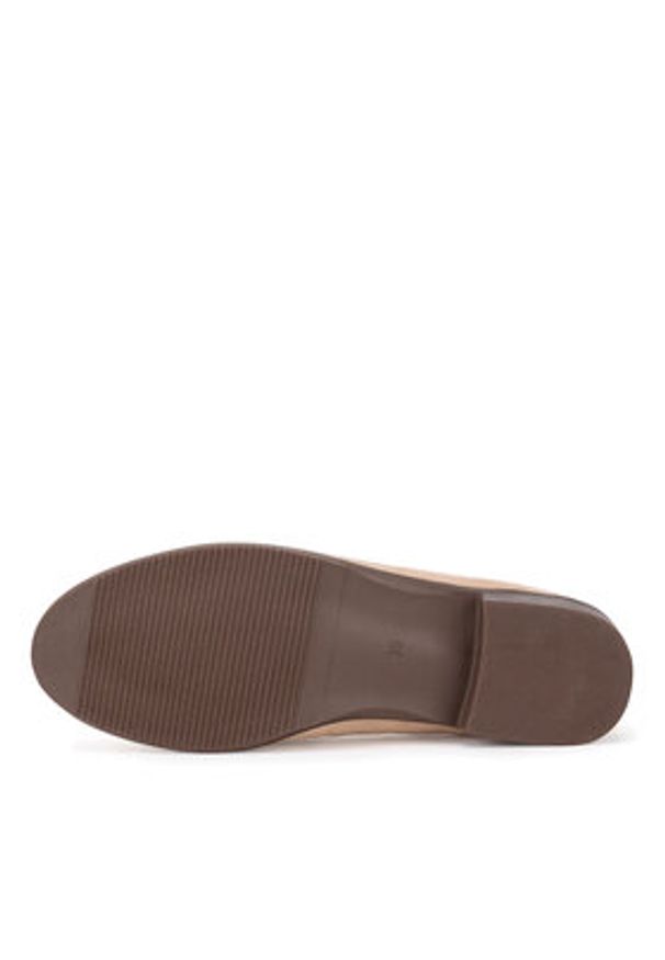 DeeZee Mokasyny LE527-14 Beżowy. Kolor: beżowy. Materiał: materiał