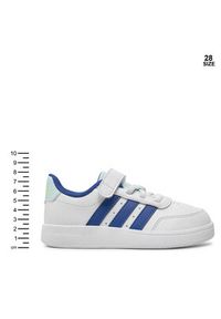 Adidas - adidas Sneakersy Breaknet 2.0 El C IE3789 Biały. Kolor: biały. Materiał: skóra #5