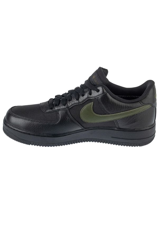 Nike - Buty sportowe Sneakersy męskie, Air Force 1 Gtx. Kolor: czarny. Model: Nike Air Force. Sport: turystyka piesza