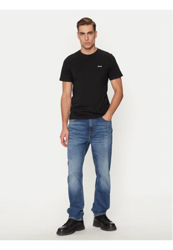 SCHOTT N.Y.C. T-Shirt TSCLAWS1 Czarny Regular Fit. Kolor: czarny. Materiał: bawełna