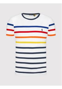 Polo Ralph Lauren T-Shirt M Classics 2 710842793002 Biały Custom Slim Fit. Typ kołnierza: polo. Kolor: biały. Materiał: bawełna #4