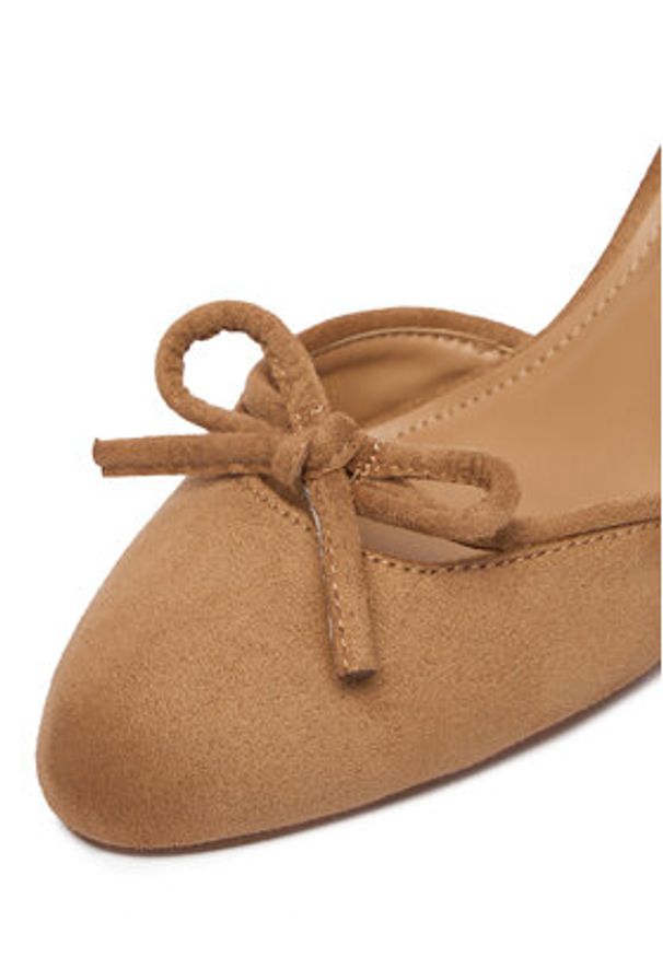 Jenny - JENNY Czółenka CEO-CD25-230-1 Beżowy. Kolor: beżowy. Materiał: materiał