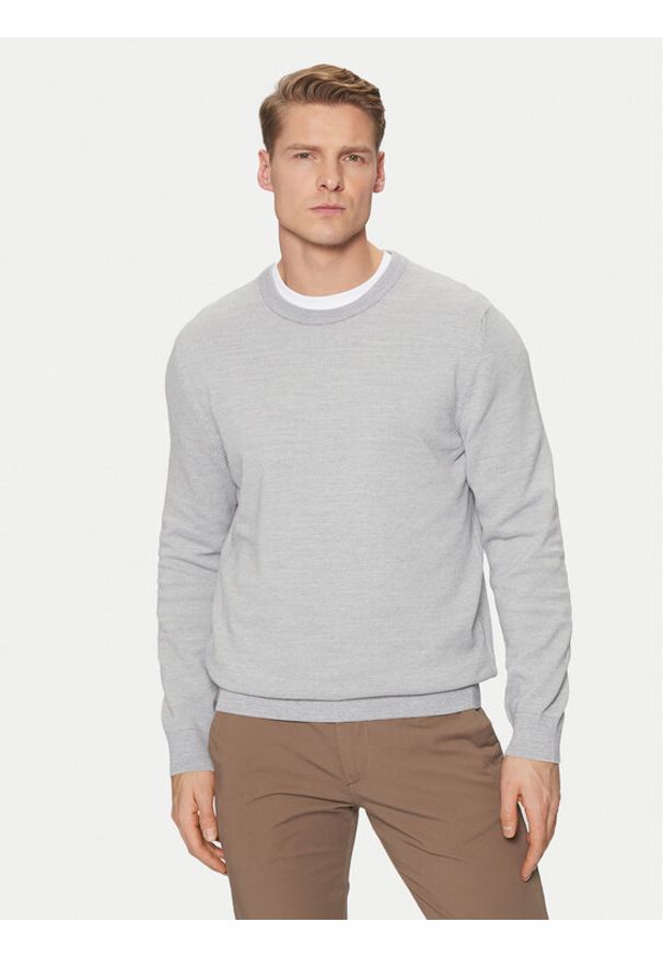 Marc O'Polo Sweter M20 5023 60074 Beżowy Regular Fit. Typ kołnierza: polo. Kolor: beżowy. Materiał: bawełna