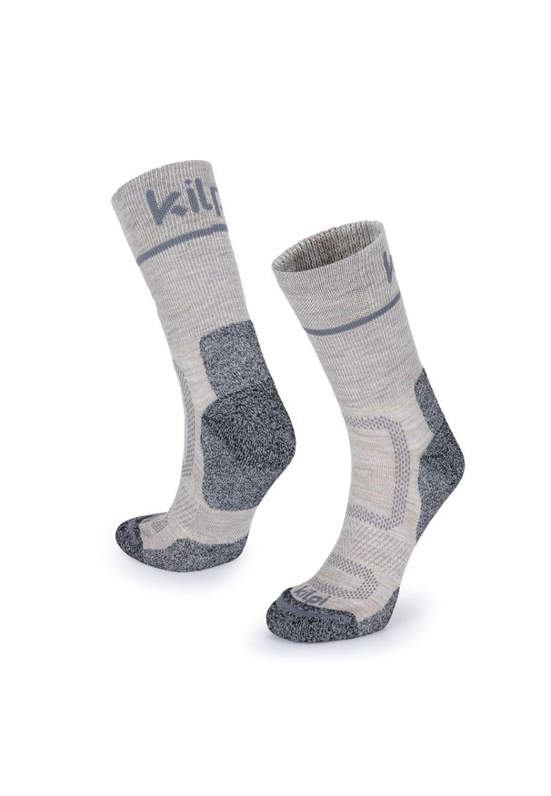 Uniseksowe skarpetki trekkingowe Kilpi STEYR-U. Kolor: beżowy. Sport: turystyka piesza