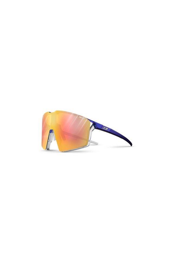 JULBO - Okulary fotochromowe Julbo EDGE Groupama - FDJ Reactiv kat.1-3 Light Amplifier. Kolor: niebieski, wielokolorowy, biały. Sport: turystyka piesza