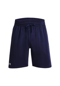Szorty Under Armour Rival Fleece. Kolor: biały, niebieski, wielokolorowy. Sport: bieganie, fitness #1