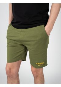 Iceberg Szorty | D0206300 | Mężczyzna | Khaki. Okazja: na co dzień. Kolor: brązowy. Materiał: bawełna. Sezon: lato. Styl: casual