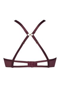 Hunkemöller Biustonosz z fiszbiną 302379 Bordowy. Kolor: czerwony. Materiał: syntetyk