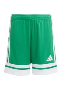 Adidas - Spodenki dla dzieci adidas Squadra 25. Kolor: zielony, biały, wielokolorowy. Styl: młodzieżowy