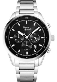 Zegarek Pierre Ricaud Zegarek męski Pierre Ricaud P60044.5114CH srebrny. Kolor: srebrny #1