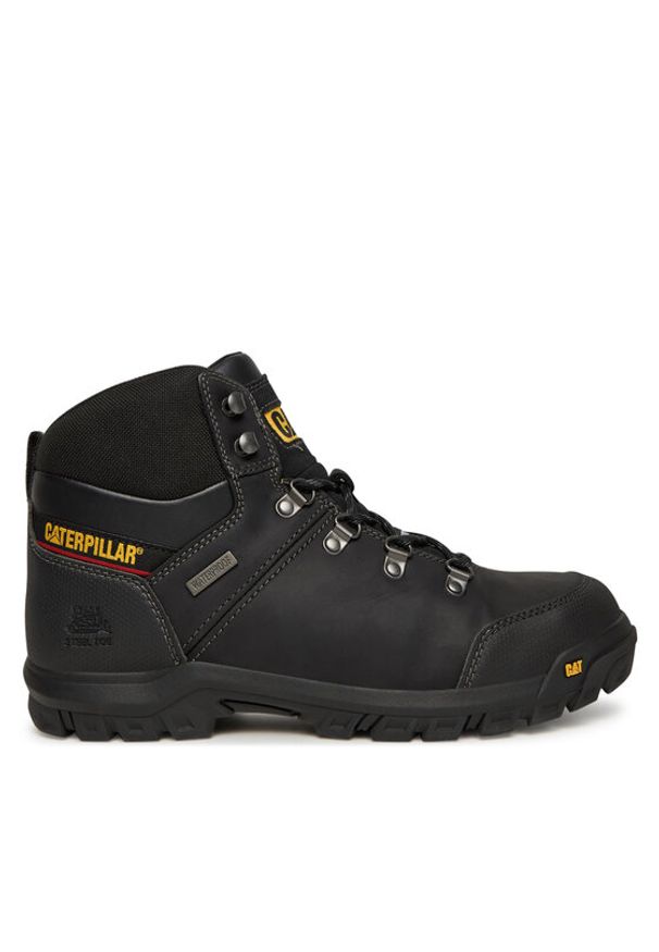CAT Footwear Trapery Framework ST P722603 Czarny. Kolor: czarny. Materiał: nubuk, skóra