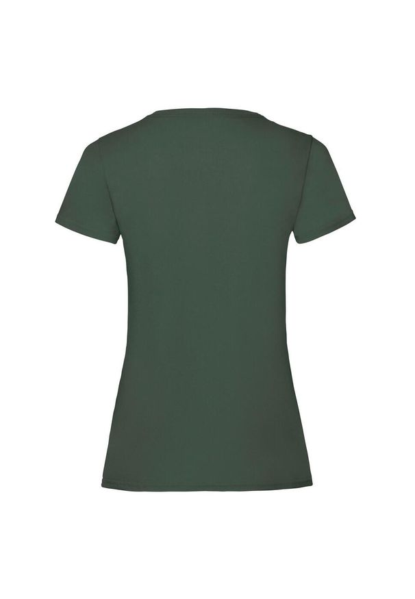 FRUIT OF THE LOOM - Koszulka Damska Valueweight. Kolor: zielony