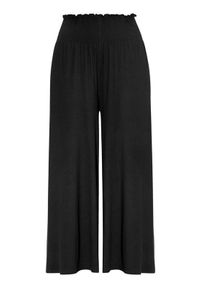 Cellbes Spodnie typu culotte z dżerseju z marszczeniem w pasie Czarny female czarny 34/36. Kolor: czarny. Materiał: jersey #1