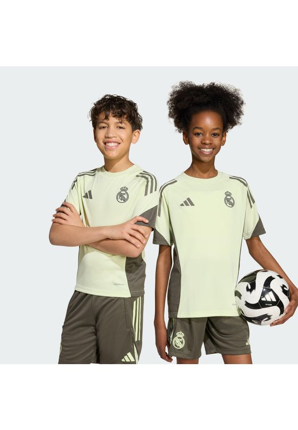 Adidas - Koszulka Real Madrid Tiro 25 Competition Training Kids. Kolor: zielony. Sport: piłka nożna