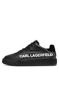Karl Lagerfeld - KARL LAGERFELD Sneakersy KL62210 00X Czarny. Kolor: czarny. Materiał: skóra #8