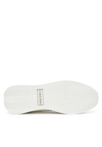 Calvin Klein Sneakersy Runner Lace Up - Nylon Mix HW0HW02395 Biały. Kolor: biały. Materiał: skóra #6