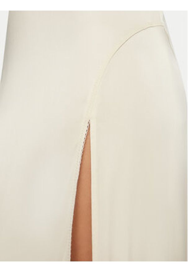 JACQUEMUS Sukienka koktajlowa 24E241DR100 Écru Regular Fit. Materiał: wiskoza. Styl: wizytowy