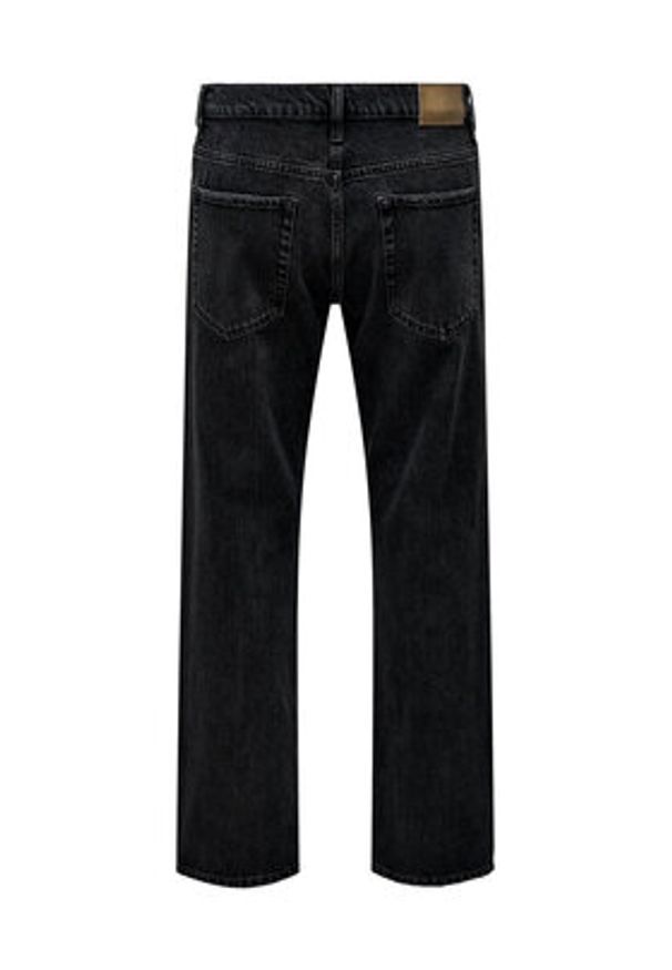 Only & Sons Jeansy 22026985 Czarny Loose Fit. Kolor: czarny