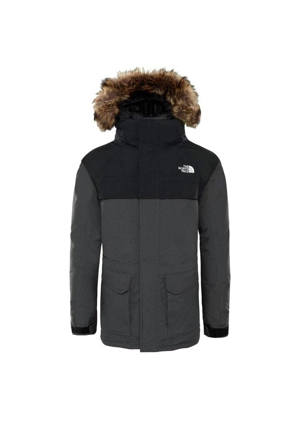 Kurtka turystyczna dla dzieci The North Face McMurdo. Kolor: szary