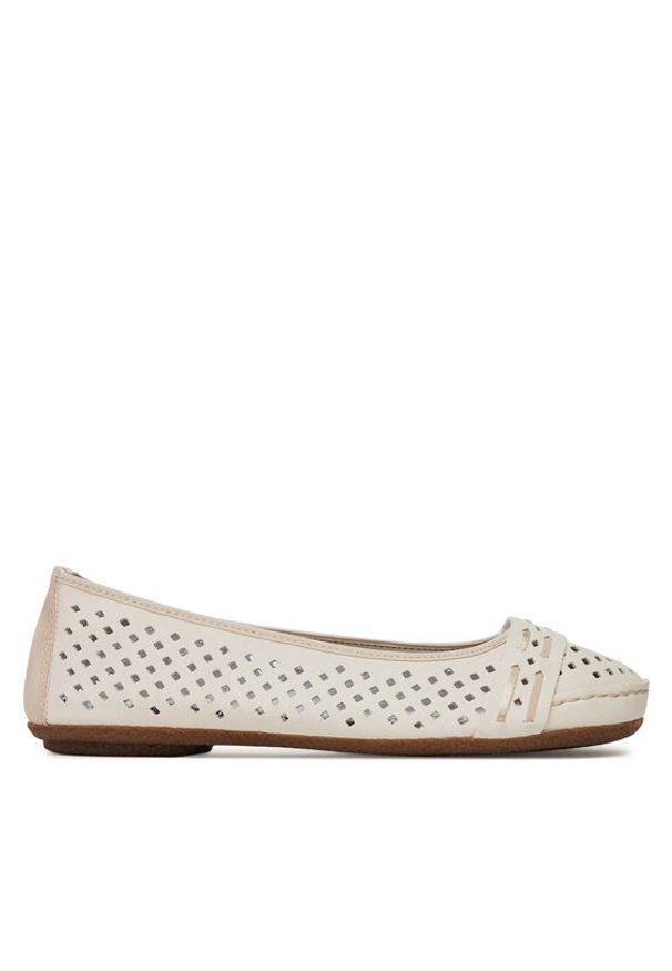 Rieker Baleriny CEO-41430-60 Beżowy. Kolor: beżowy. Materiał: syntetyk, skóra