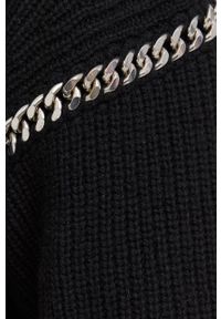 The Kooples Sweter wełniany damska kolor czarny. Kolor: czarny. Materiał: wełna. Długość rękawa: długi rękaw. Długość: długie #4