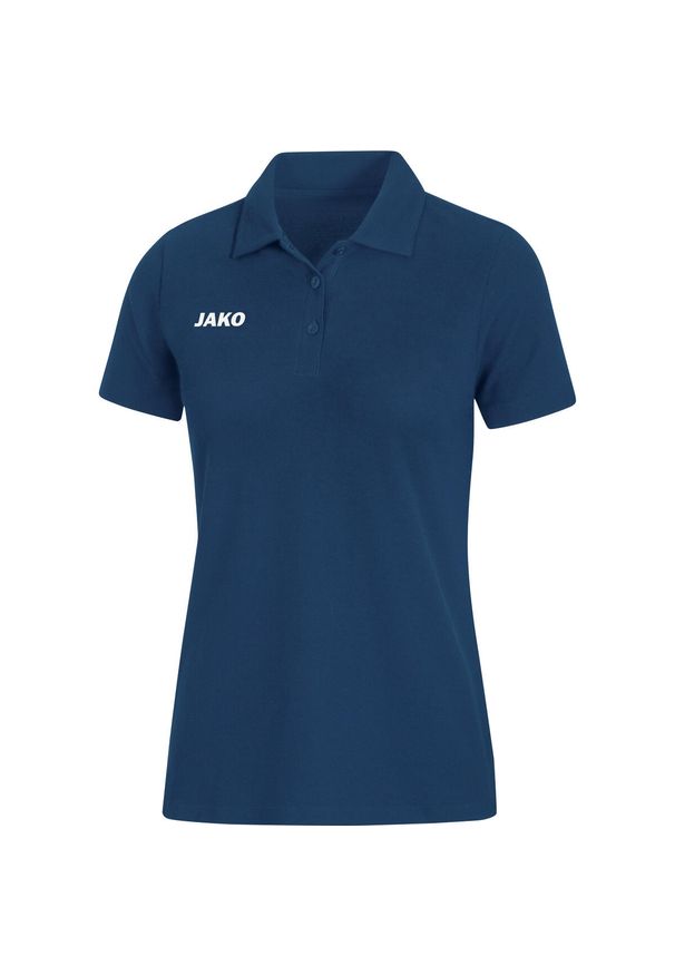 Polo Jako Base. Typ kołnierza: polo. Kolor: niebieski. Styl: elegancki, sportowy