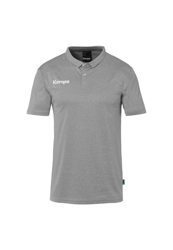 KEMPA - Koszulka polo dla dzieci Kempa Poly. Typ kołnierza: polo. Kolor: czarny, biały, szary, wielokolorowy. Sport: piłka nożna