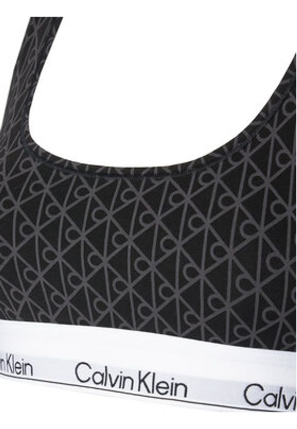 Calvin Klein Underwear Biustonosz top LV00QF8493 Czarny. Kolor: czarny. Materiał: bawełna