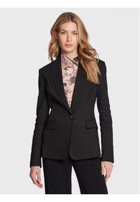 Pinko Marynarka Equilibrato 100987 A0IM Czarny Slim Fit. Kolor: czarny. Materiał: len, wiskoza