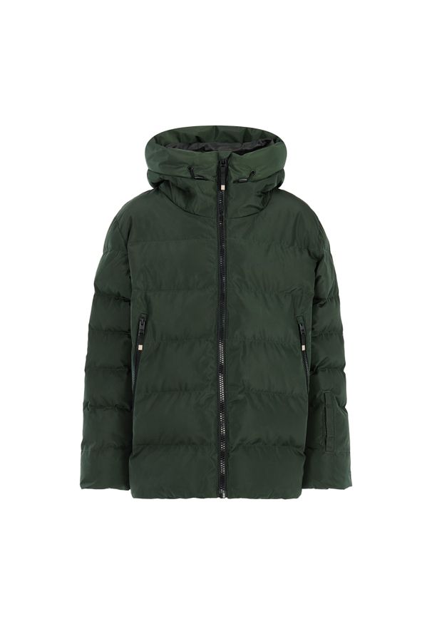 Dziecięca kurtka narciarska Protest Dillon. Kolor: zielony. Sezon: zima. Sport: narciarstwo