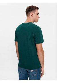 Guess T-Shirt M4RI62 K9RM1 Zielony Slim Fit. Kolor: zielony. Materiał: bawełna