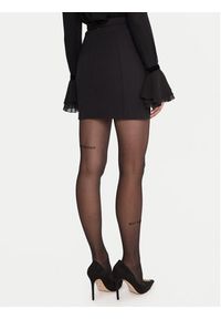 Elisabetta Franchi Spódnica mini GO-148-57E2-V380 Czarny Regular Fit. Kolor: czarny. Materiał: syntetyk #4