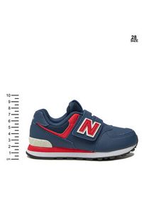 New Balance Sneakersy PV574KIK Granatowy. Kolor: niebieski. Materiał: skóra. Model: New Balance 574 #2