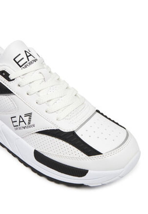 EA7 Emporio Armani Sneakersy 7X000360 AF19082 MZ021 Biały. Kolor: biały. Materiał: materiał