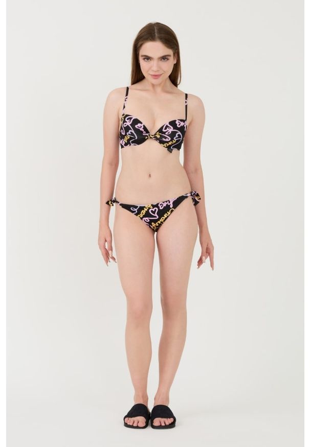 Emporio Armani - EMPORIO ARMANI Czarny strój kąpielowy, Rozmiar S. Kolor: czarny