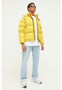 Tommy Jeans kurtka puchowa męska kolor żółty zimowa. Kolor: żółty. Materiał: puch. Sezon: zima #5