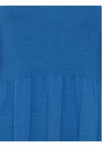 Fransa Sukienka codzienna 20611826 Niebieski Regular Fit. Okazja: na co dzień. Kolor: niebieski. Materiał: wiskoza. Typ sukienki: proste. Styl: casual #5