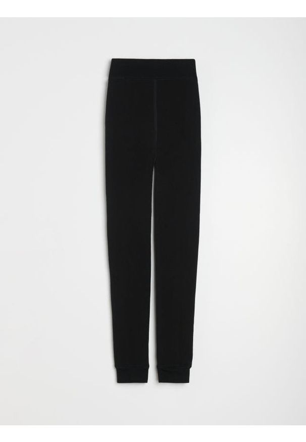 Sinsay - Legginsy z gumką w pasie - czarny. Kolor: czarny