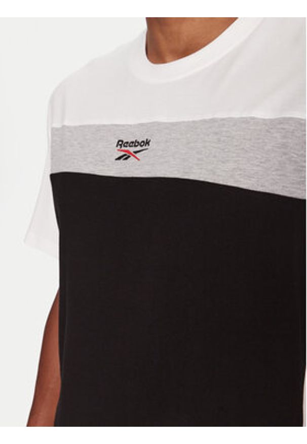 Reebok T-Shirt RK25156CCM Biały Regular Fit. Kolor: biały. Materiał: bawełna