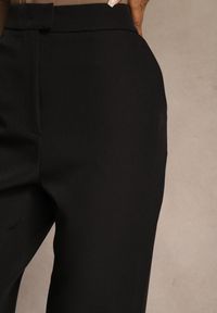 Renee - Czarne Spodnie Garniturowe VICES Straight Leg High Waist Ariesysh. Stan: podwyższony. Kolor: czarny. Styl: elegancki #6