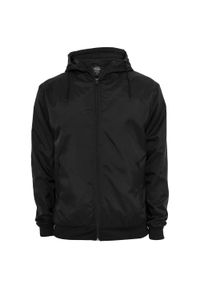 Urban Classics - Męska Zwykła Wiatrówka. Kolor: czarny. Sport: turystyka piesza #1