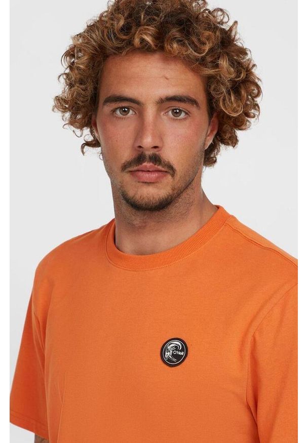 Koszulka O'Neill Originals Badge. Kolor: pomarańczowy