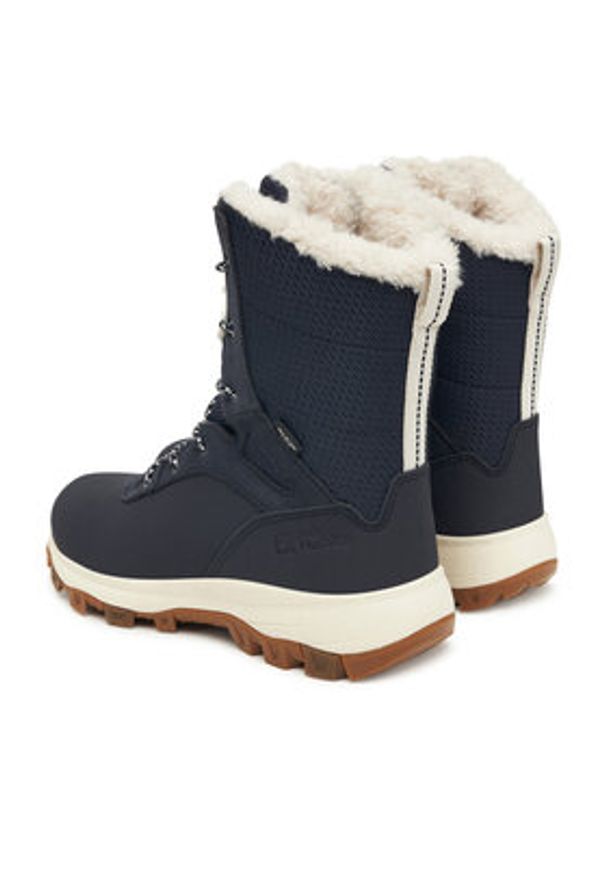 Jack Wolfskin Trekkingi Everquest Texapore Snow High 4053601 Granatowy. Kolor: niebieski. Materiał: skóra