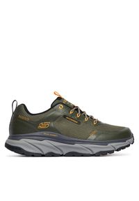 skechers - Skechers Trekkingi D'Lux Journey 237419 GRN Khaki. Kolor: brązowy. Materiał: materiał. Sport: turystyka piesza