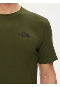 The North Face T-Shirt Simple Dome NF0A87NG Zielony Regular Fit. Kolor: zielony. Materiał: bawełna, syntetyk #5