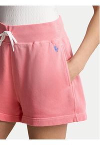 Polo Ralph Lauren Szorty sportowe 211935586001 Różowy Relaxed Fit. Kolor: różowy. Materiał: bawełna #4