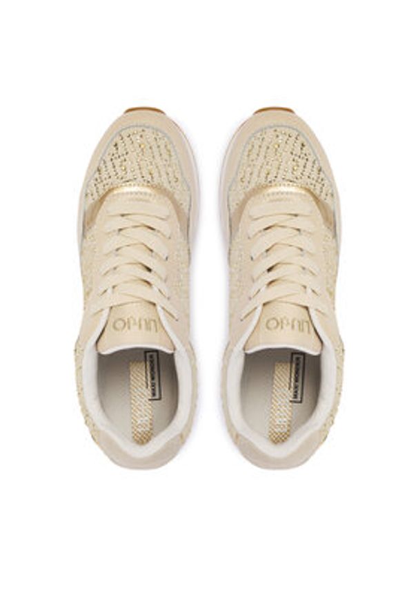 Liu Jo Sneakersy Maxi Wonder Low 02 BA6015 PX821 Beżowy. Kolor: beżowy. Materiał: skóra